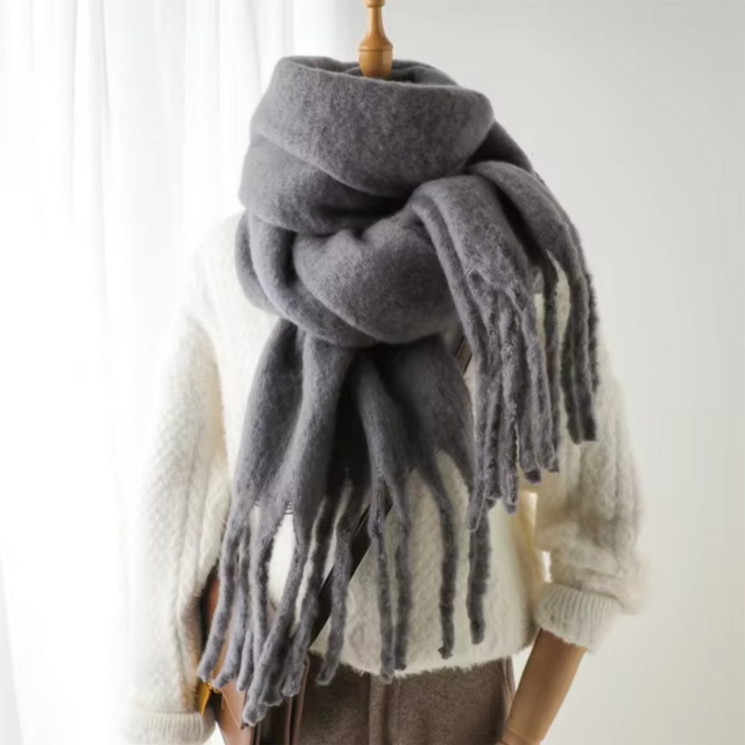 Women’s Pashmina Winter Scarf with Fringes – Warm & Elegant | Lune London