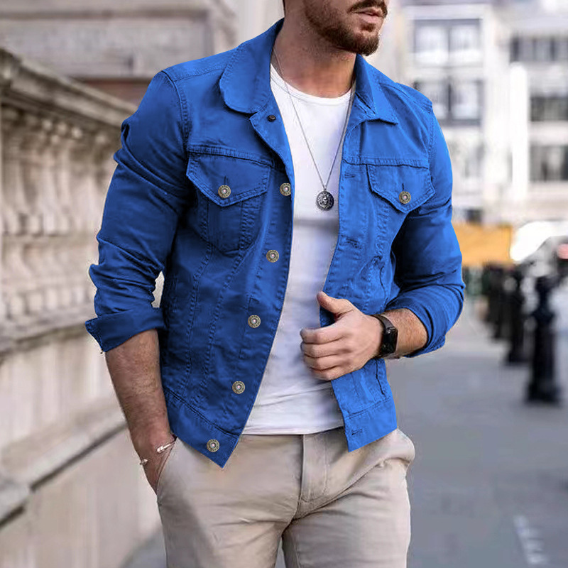 Amarae | Classic Dyed Denim Jacket for Men