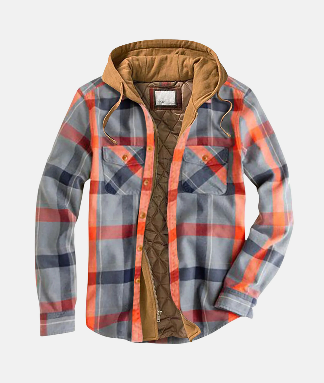 Lune London | Checked Flannel Shirt with Hood for Men
