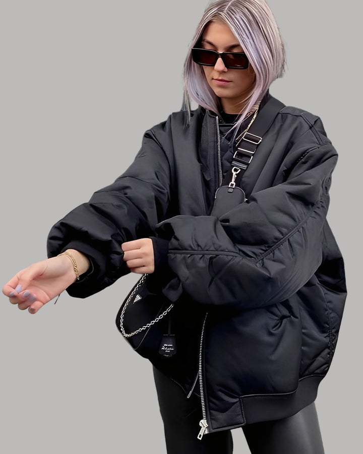 Amarae | Casual Oversized Bomber Jacket for Women