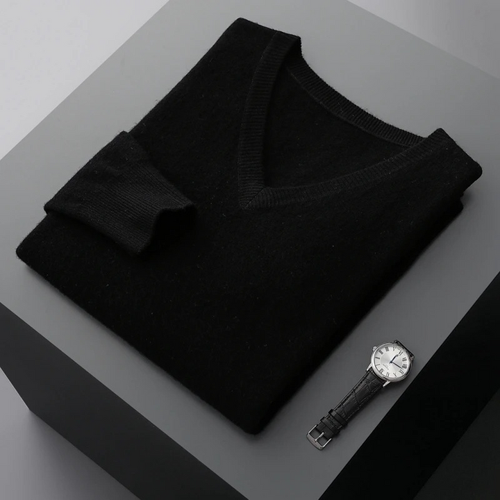 Lune London | Cashmere Pullover Men V-Neck