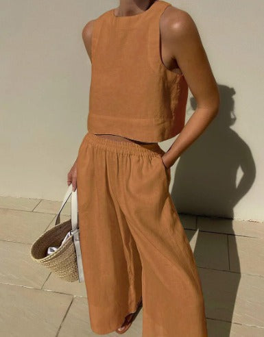 Amarae | Linen Two-Piece Summer Set Women