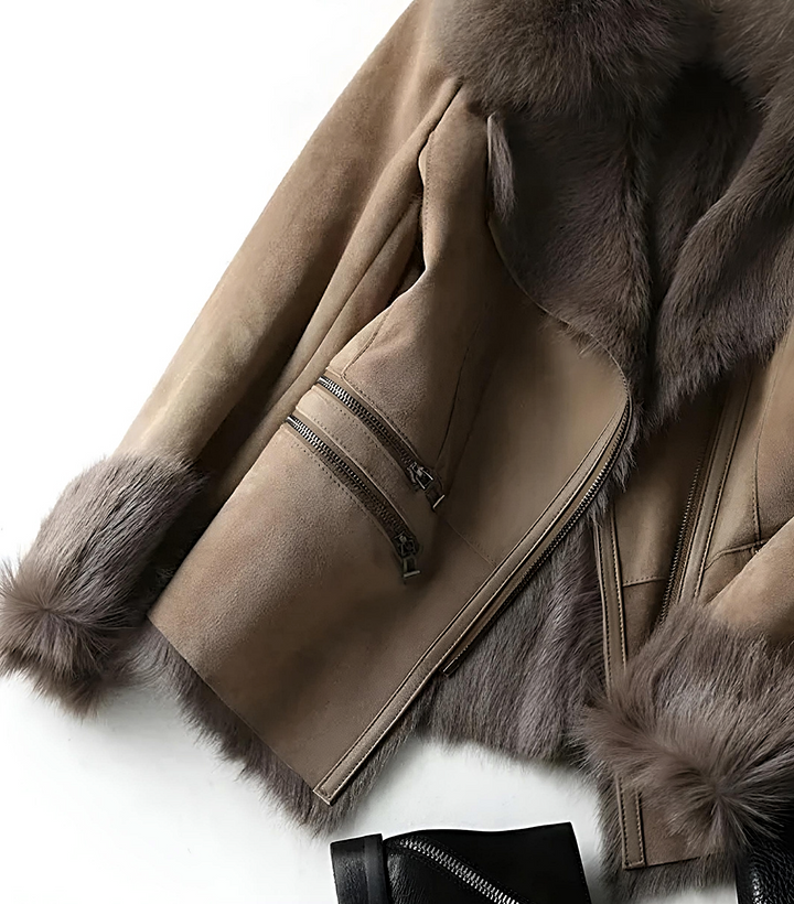 Amarae | Winter Jacket with Elegant Collar for Winter