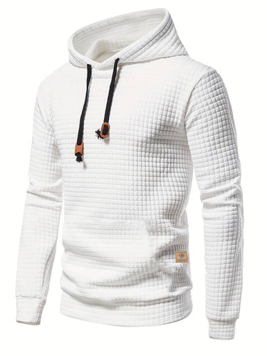 Amarae | Casual Waffle Pattern Hoodie for Men