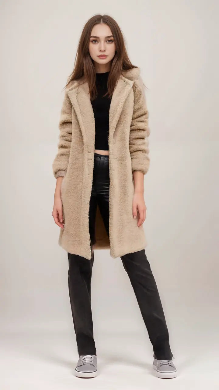 Lune London | Teddy jacket with cuddly texture