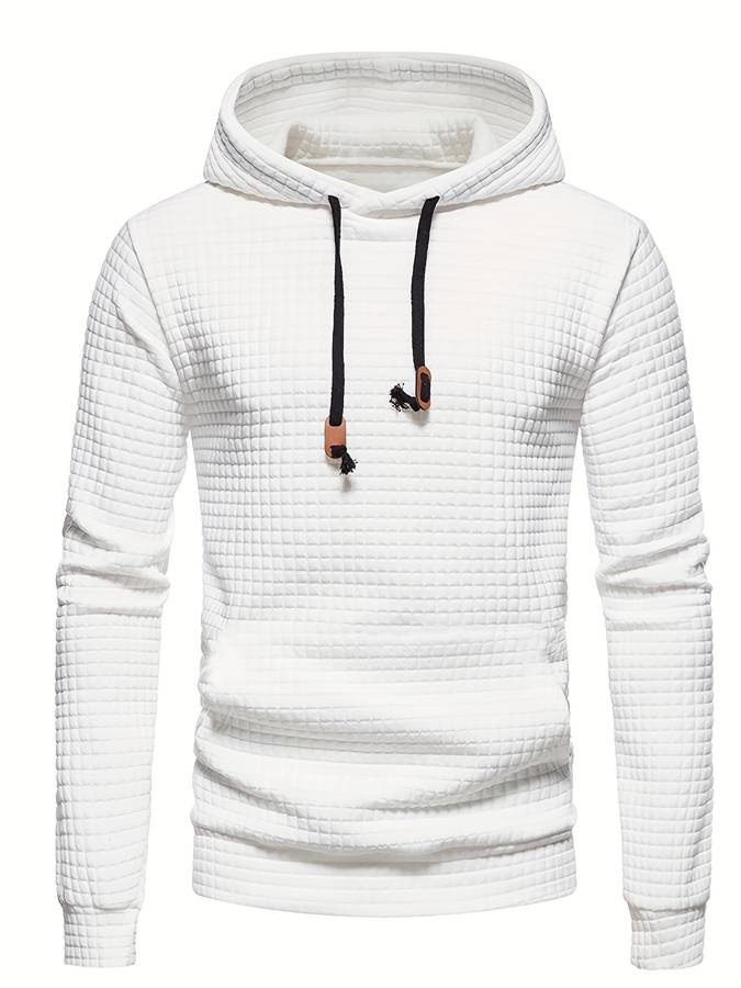 Lune London | Casual Waffle Pattern Hoodie for Men