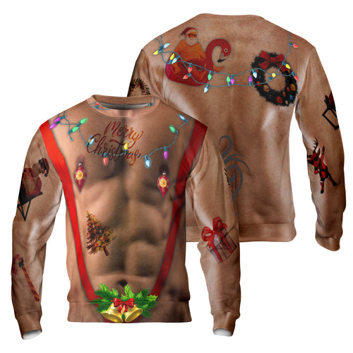 Amarae | Pack of 6 Unisex Ugly Christmas Sweatshirts with Round Neck - HYPERFAVOR