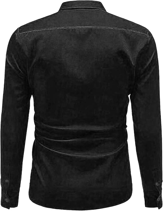 Men's High Gloss Satin Shirt with Modern Cut and Elegant Details Lune London