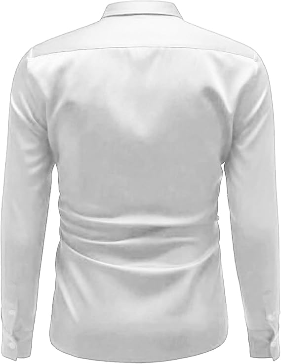 Men's High Gloss Satin Shirt with Modern Cut and Elegant Details Lune London