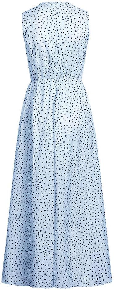 Lune London | Bohemian-Patchwork-Dress with V-neck and A-line In Dots