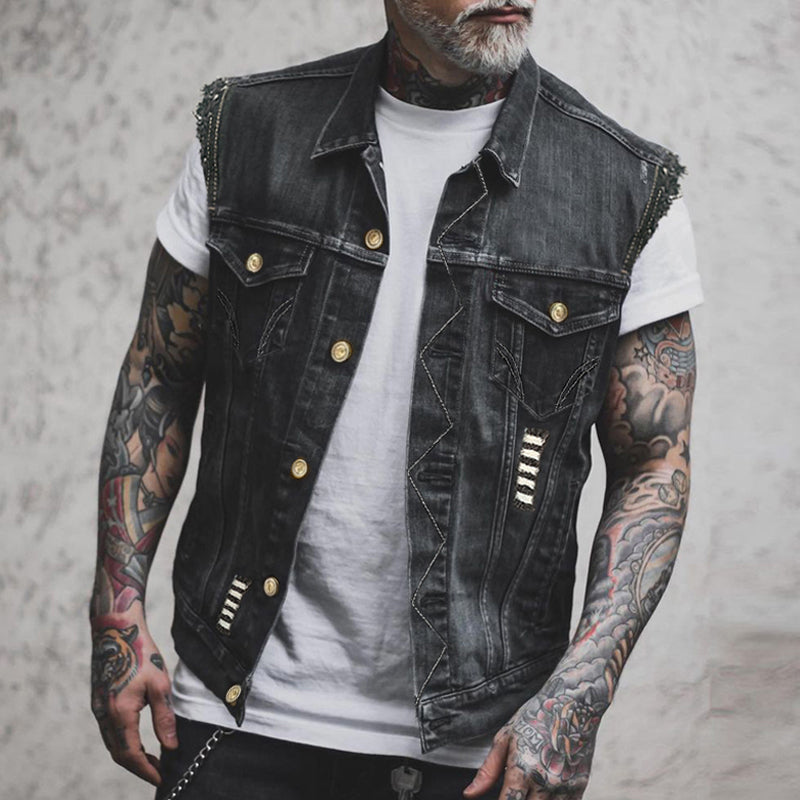Amarae | Stylish Denim Vest for Men