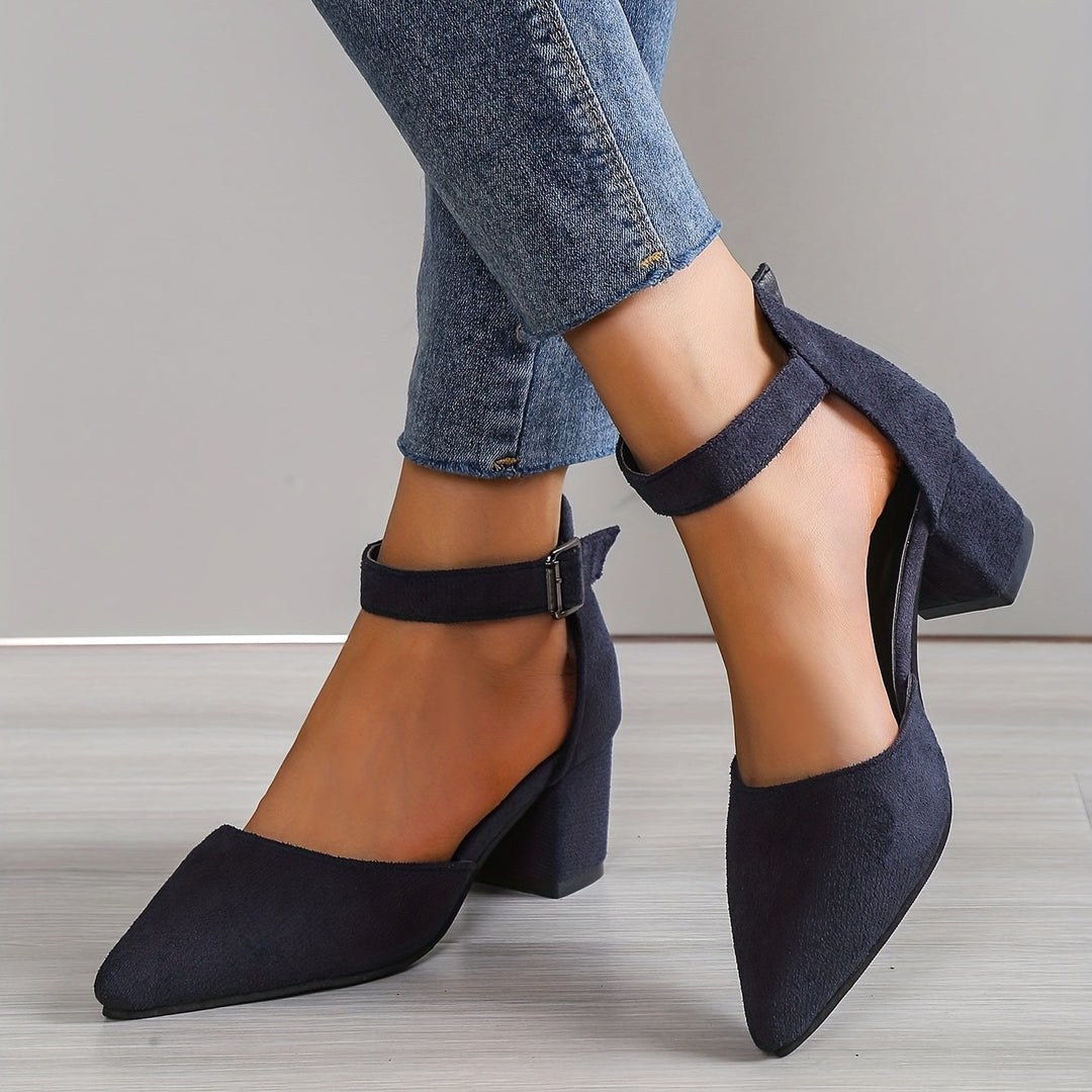 Lune London | Women's Sandals with Block Heel Lace-Up with Ankle Strap Elegant