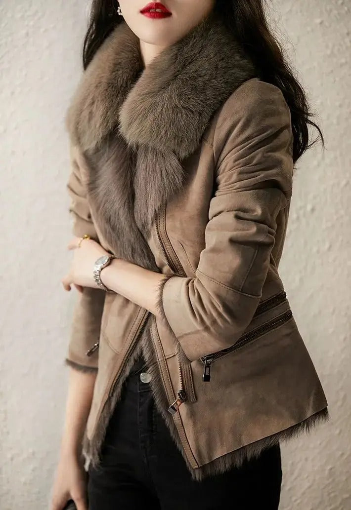 Amarae | Winter Jacket with Elegant Collar for Winter