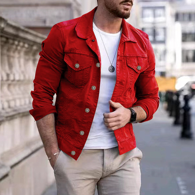Amarae | Classic Dyed Denim Jacket for Men