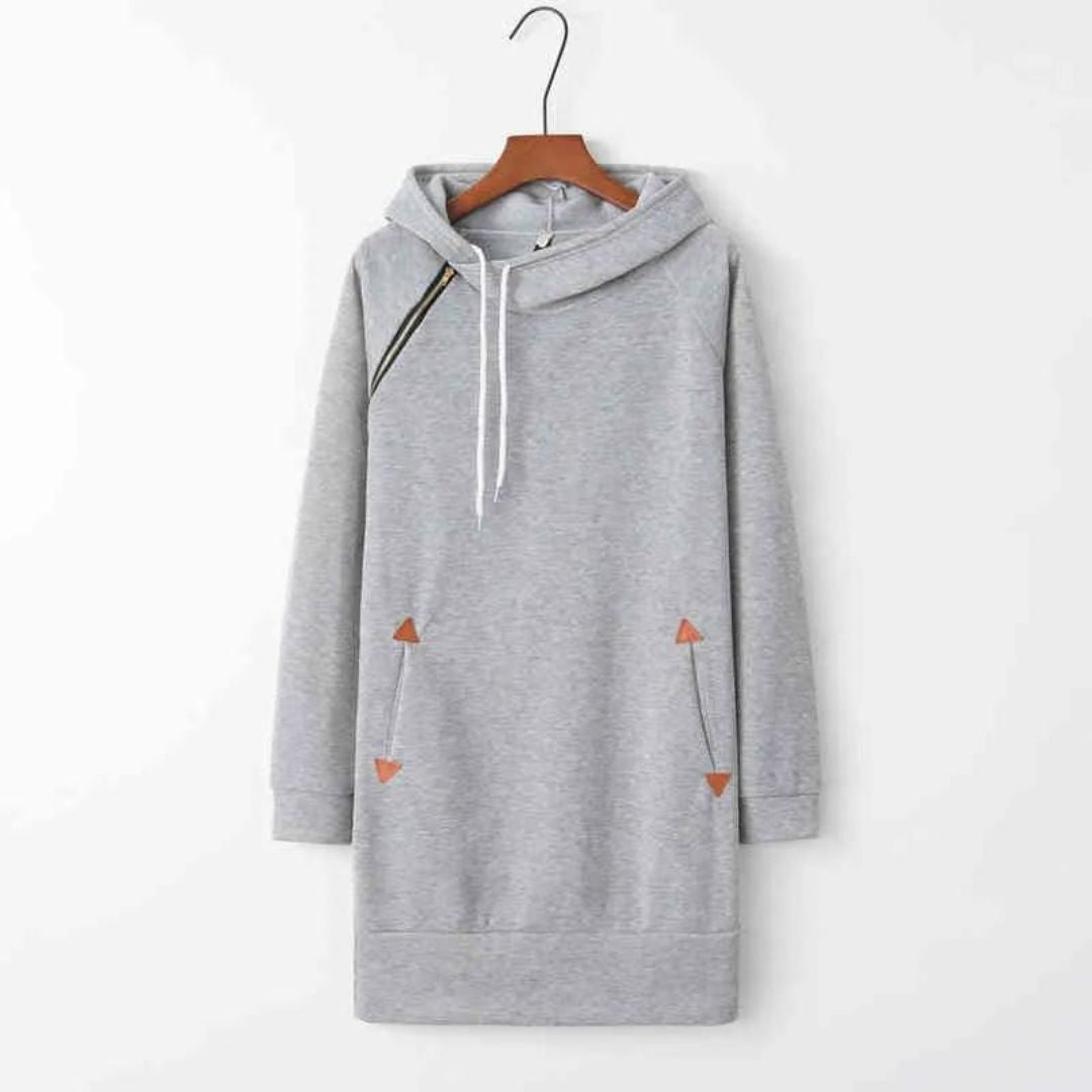 Amarae | Casual hoodie sweat dress with pockets
