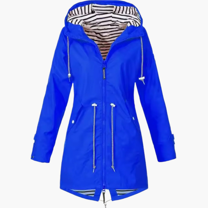 Lune London | Windproof Outdoor Rain Jacket with Hood - Waterproof Transition Jacket for Leisure and Travel