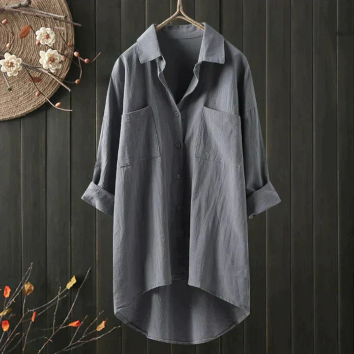 Lune London | Luftige Oversize Bluse Aus Baumwolle