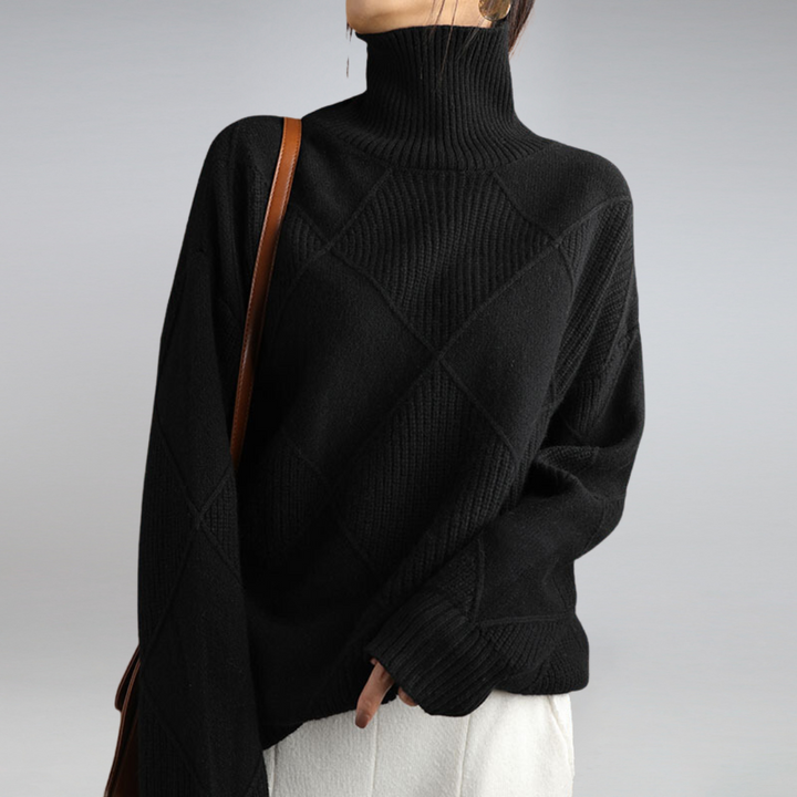 Lune London | Soft Cashmere Women's Turtleneck Sweater