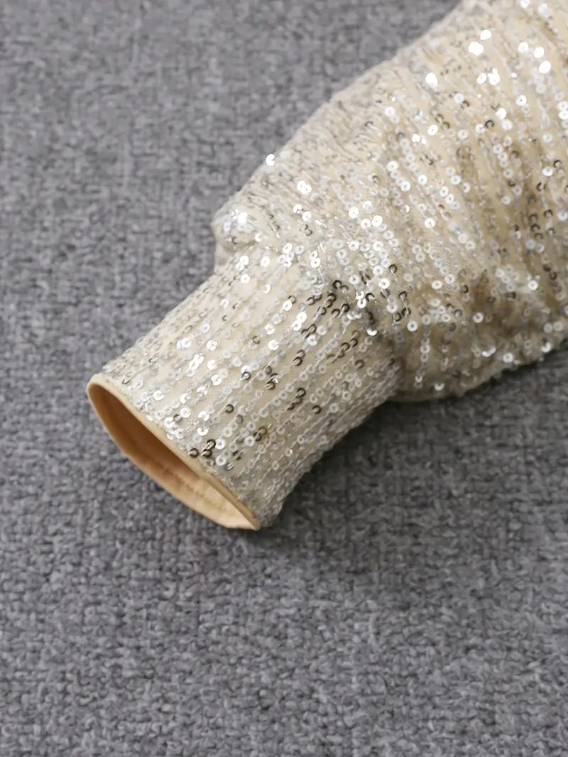 Lune London | Party Sequin Dress with Contrast
