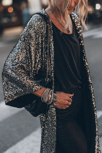 Amarae | Long Sequin Gilet