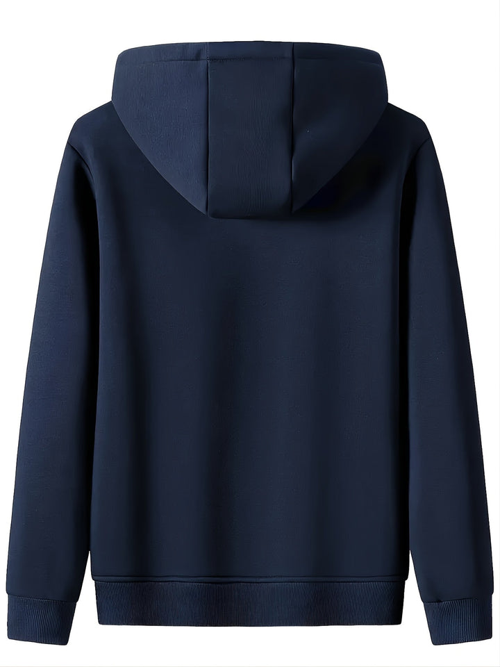 Amarae | Comfortable fleece-lined jacket with hood for men