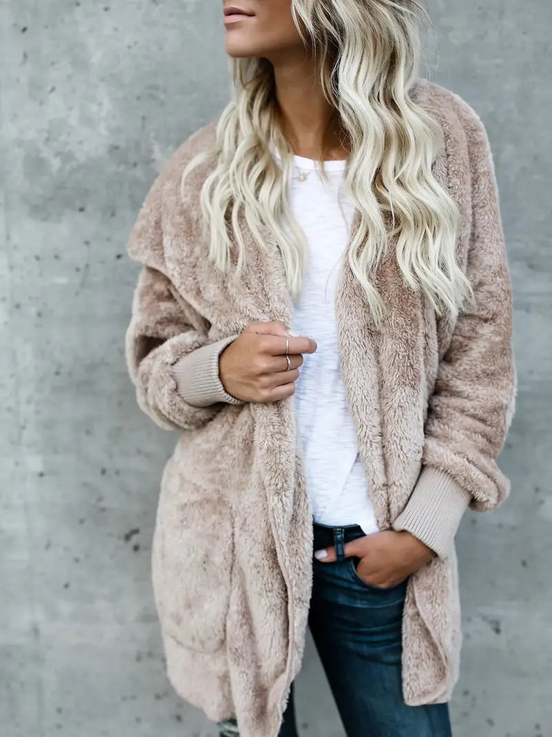 Lune London | Knitted, Fluffy Hoodie