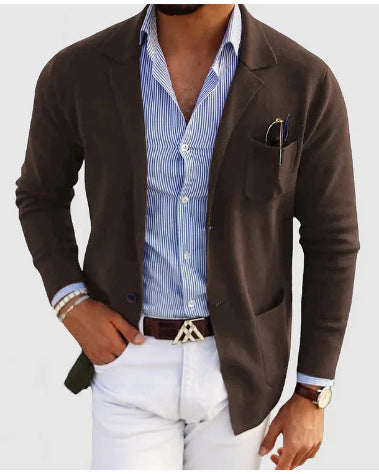 Lune London | Printed casual jacket with double button for men