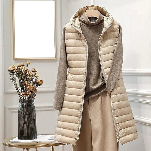 Amarae | Long sleeveless jacket