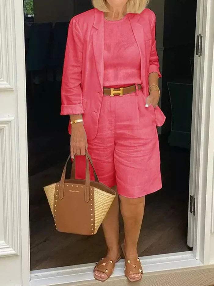 Lune London | Women's suit - Elegant blazer and shorts - Stylish - Ideal for hot days