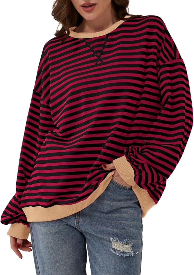Lune London | Comfortable striped oversized sweater