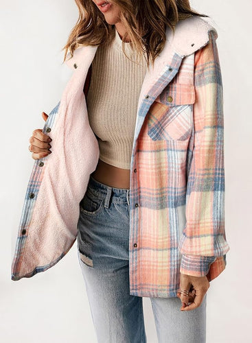Amarae | Checked Lining Shirt Jacket