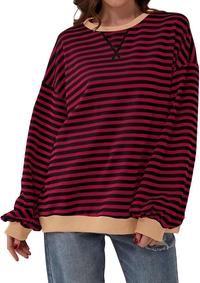 Lune London | Comfortable striped oversized sweater