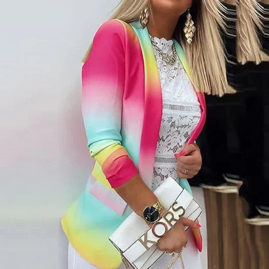 Lune London | Long Sleeve Tie-Dye Blazer for Women