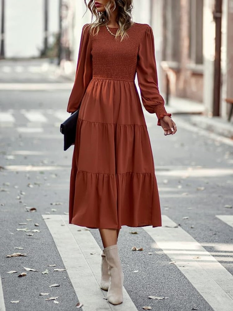 Lune London | Midi Dress with Long Sleeves and Dinner Jackets