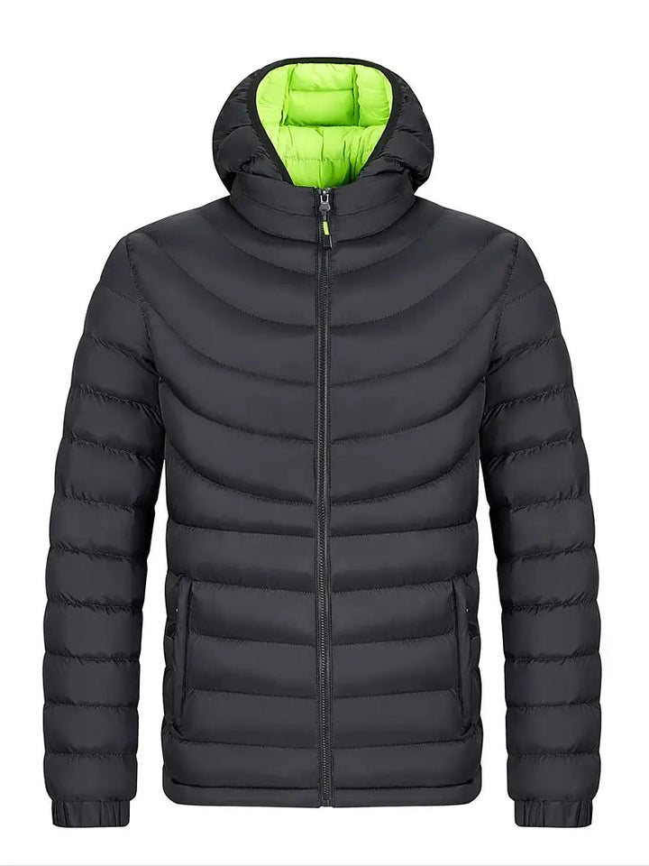 Lune London | Men's jacket lined with high collar for autumn and winter