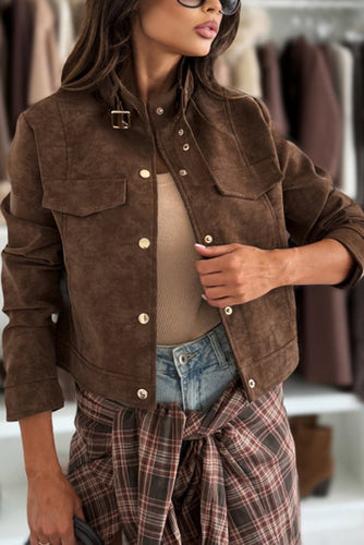 Amarae | Stylish long-sleeved casual jacket with buttons