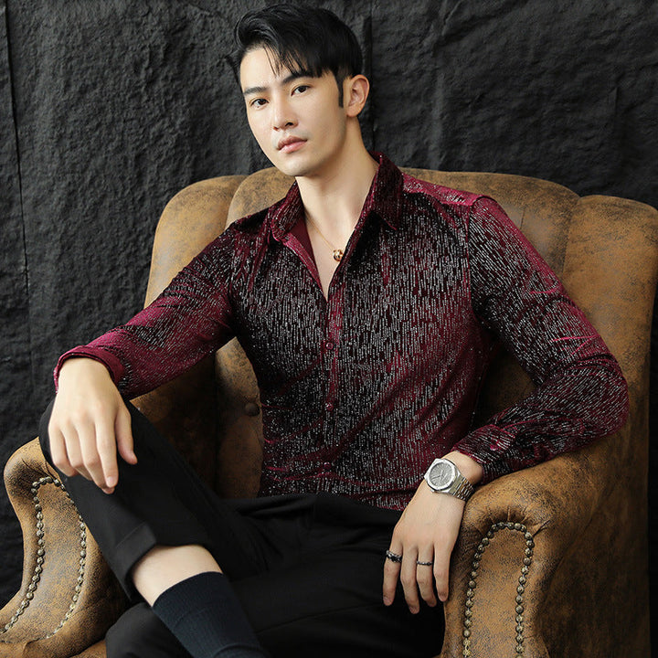 Lune London | Shiny Men's Shirt in Slim Fit