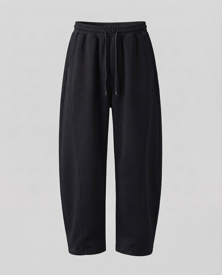 Men's Loose Relaxed Lounge Jogging Pants with Drawstring Waist and Flowing Palazzo Cut Amarae