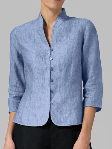 Amarae | High-Quality Women's Blouse with Stand-Up Collar