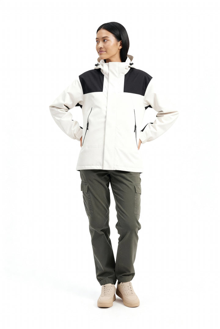 Lune London | 3-In-1 Fleece Winter Jacket with Hood for Women Versatile & Warm