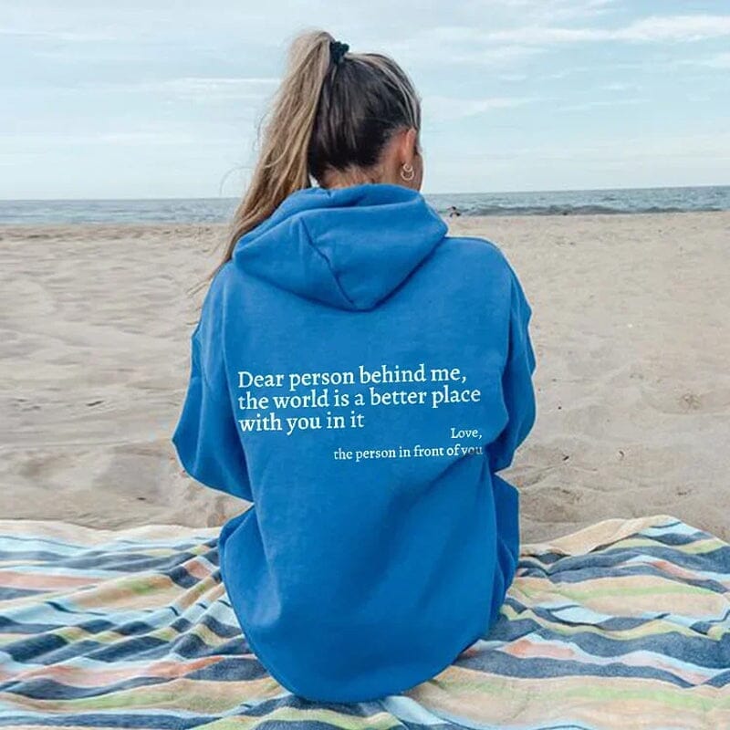 Lune London | "Dear Person Behind Me" Hoodie