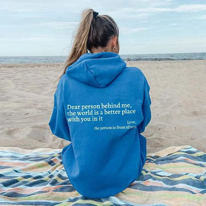 Lune London | "Dear Person Behind Me" Hoodie