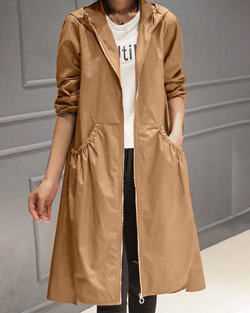 Lune London | Waterproof Long Trench Coat With