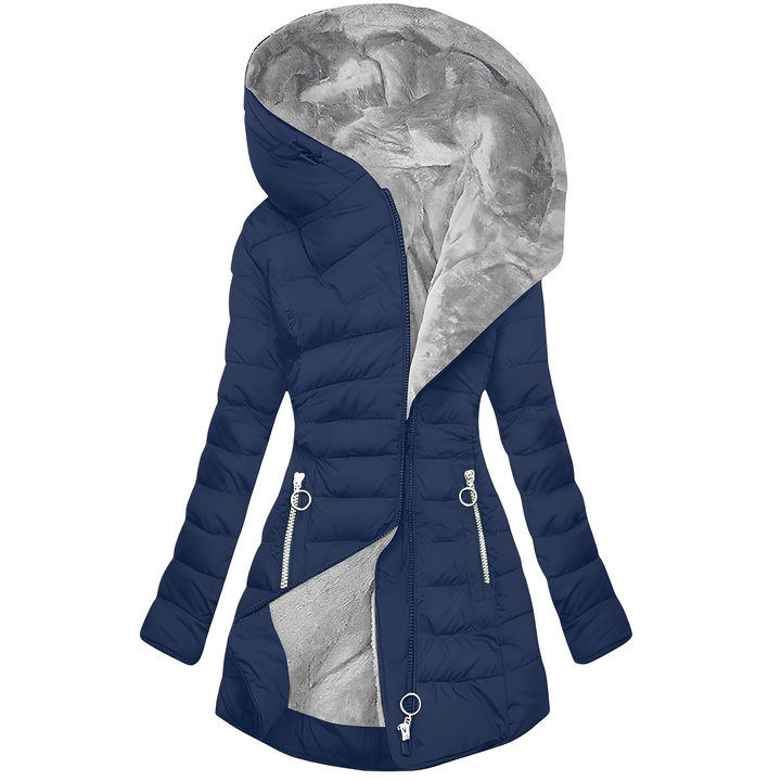Amarae | Modern Winter Jacket with Hood for Women