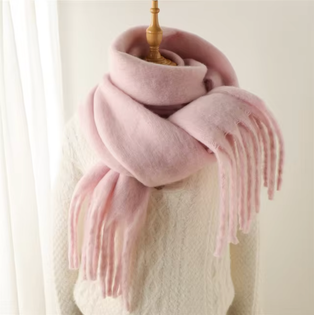 Women’s Pashmina Winter Scarf with Fringes – Warm & Elegant | Lune London