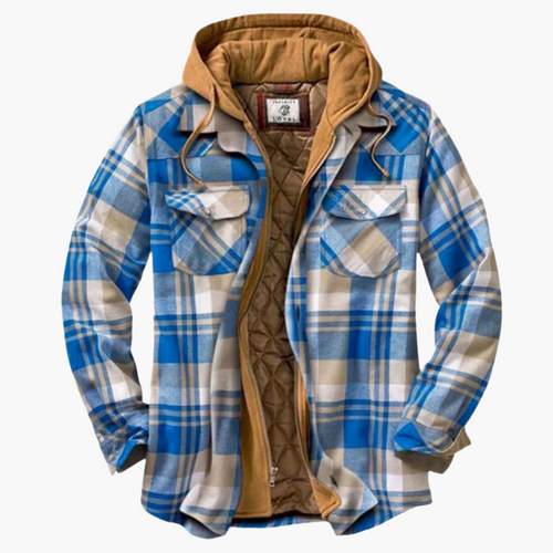 Amarae | Lumberjack style leisure jacket with hood - Timeless & warm for the outdoors and everyday life