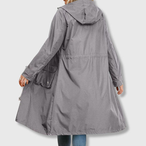 Amarae | Long everyday jacket with hood