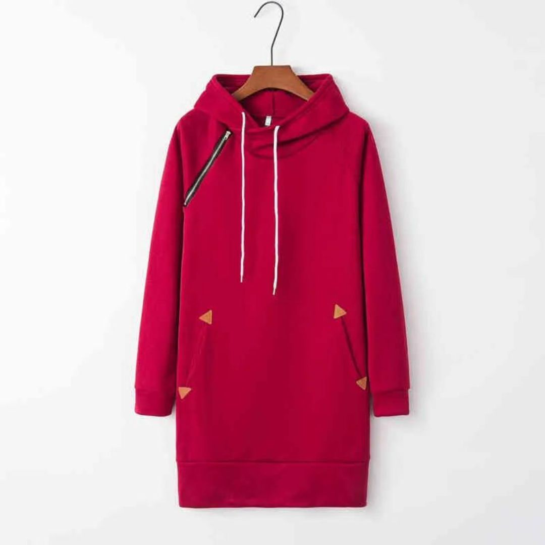 Amarae | Casual hoodie sweat dress with pockets