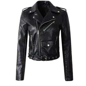 Chic Und Stil | Elegant Premium Leather Jacket for Women Luxury and Style