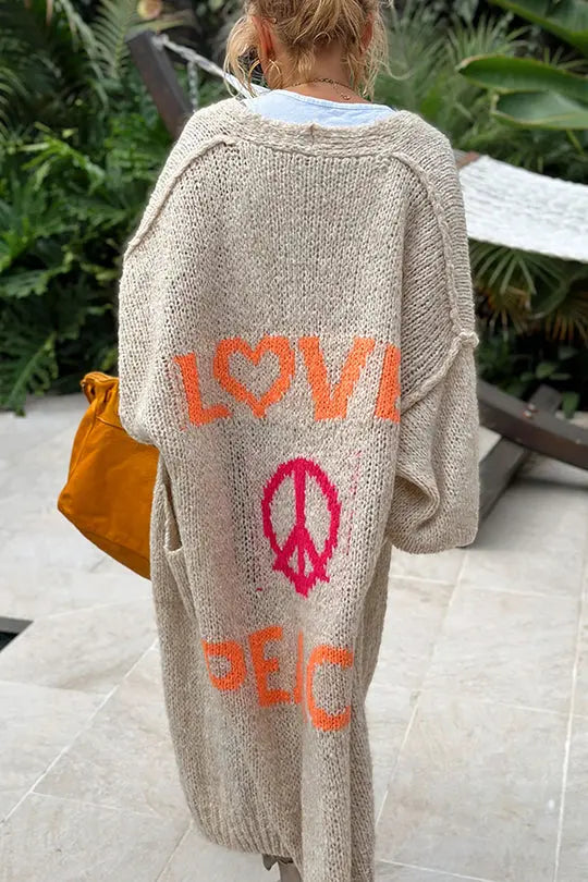 Lune London | Love & Peace Cardigan